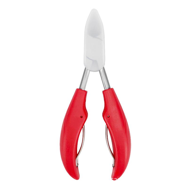 FlameShear Ingrown Toenail Clippers Set - Pointed Tip, Angled Jaw, Eagle Beak Design