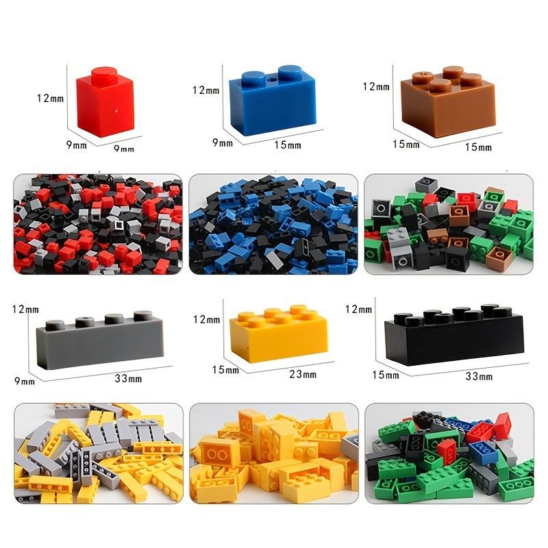 Small SizeBuilding Blocks Brick Colorful Bulk Bricks Base Plates Compatible DIY Block Interactive Toys For Children Gifts