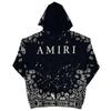 Used [Parallel Import] AMIRI BANDANA BLEACH ALL OVER HOODIE (Black) (M)