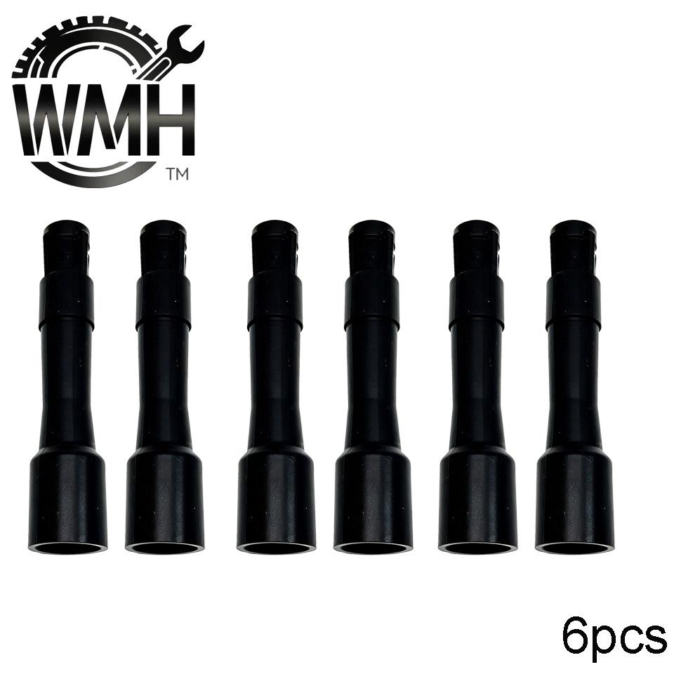 6Pcs Ignition Coil Rubber Boots 12131703228 12131748018 For BMW 320 323 325 328 330,520,523,525,528,530, 535,540,728,735,740 V02-023-6pcs