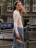 LANGNLU Leve Unbalanced Collar Knit(Liv)_Cream