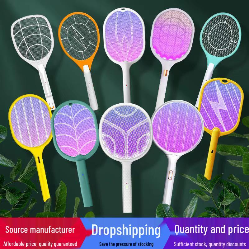 Rechargeable Electric Mosquito Swatter with Lithium Battery Mosquito Repellent - Fly Killer and Mosquito Killer.