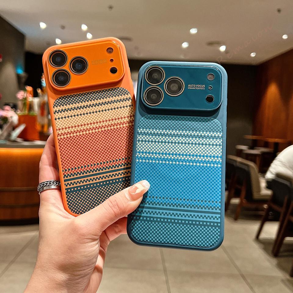 Official Magnetic Phone Case For For Iphone 17 12 13 14 1 16 17 Pro Max 14 1 Plus  Big Windows Shockproof Protector Cover