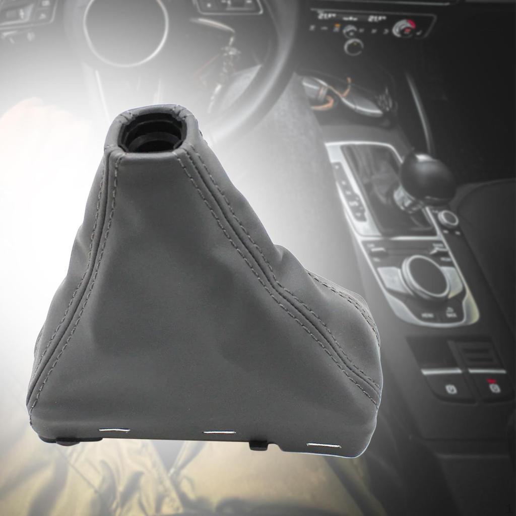 Automatic Gear Shifter Knob Boot Gaitor Cover Directly Replace Accessories PU Leather for A3 8P A4