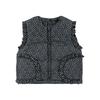Youyou Girls' Winter Retro Floral Sleeveless Vest