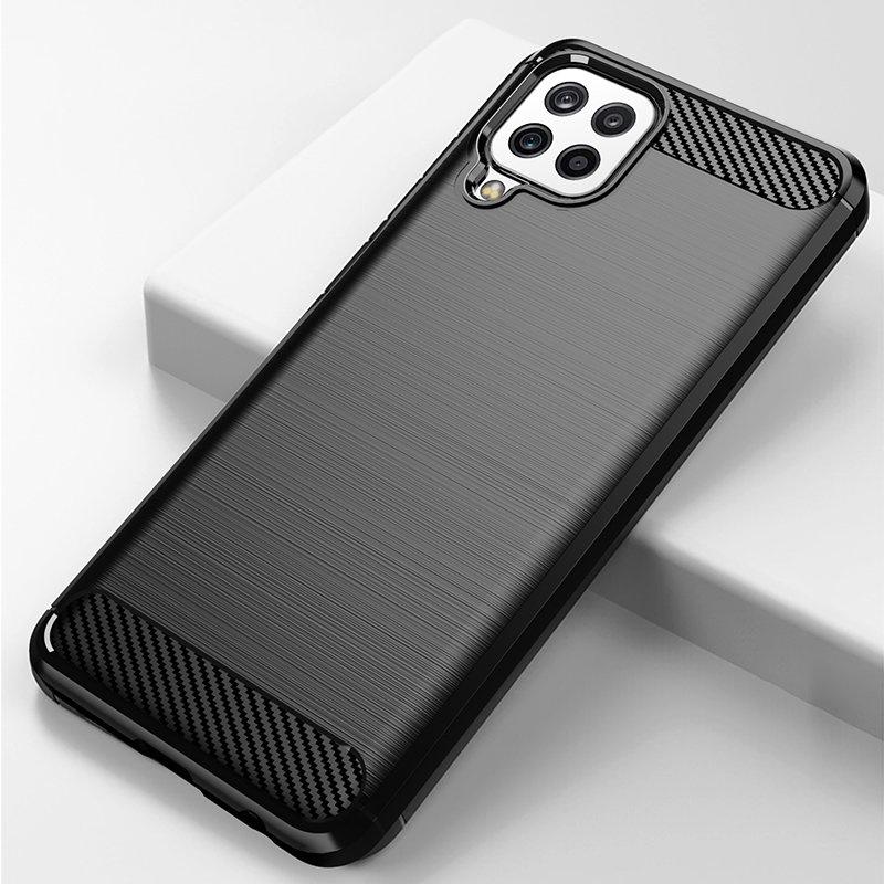Flexible Carbon Cover for Samsung Galaxy A22 4G - Black