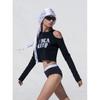Underwear FiLa Leey Cut Out Crop L sLeeve fi4rLg1780fbLk 