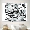 Bohemian Tapestry Nature Tree Branch Birds Wall Hanging Forest Decor Home Living Room Bedroom Aesthetic Wall Art Vintage Throw