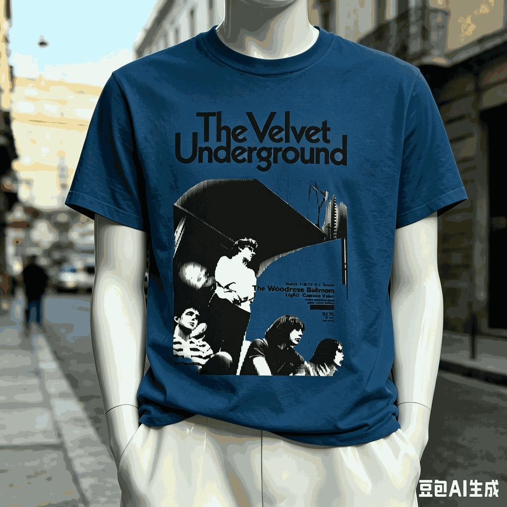 The Velvet Underground Für Fan Geschenk T-Shirt Unisex Unisex Harajuku Oversized Unisex Kurzarm Streetwear Hohe Qualität Paare T-Shirt