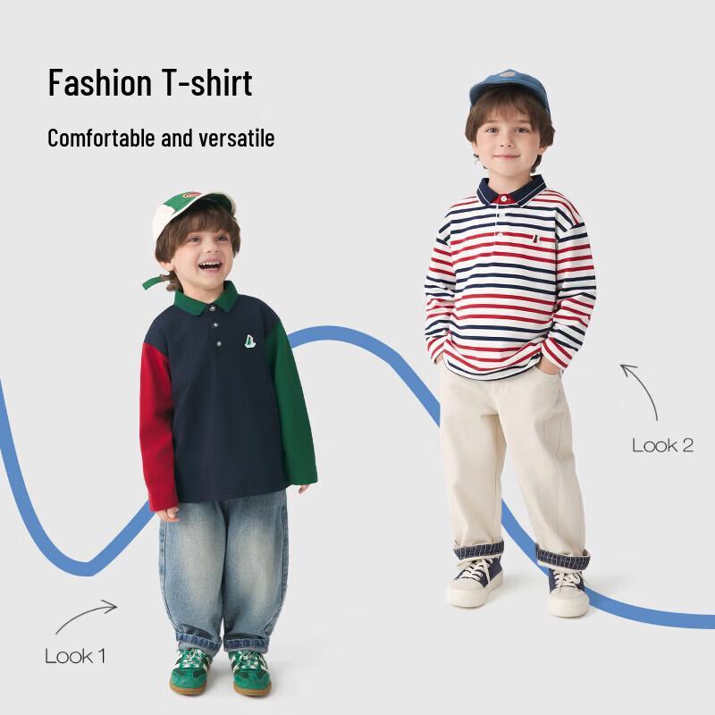 Kuwami Kids' Unisex Long Sleeve Cotton Shirt