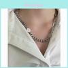 Simple Star Pendant Necklace With Glass Charm For Fashion Women And Men
