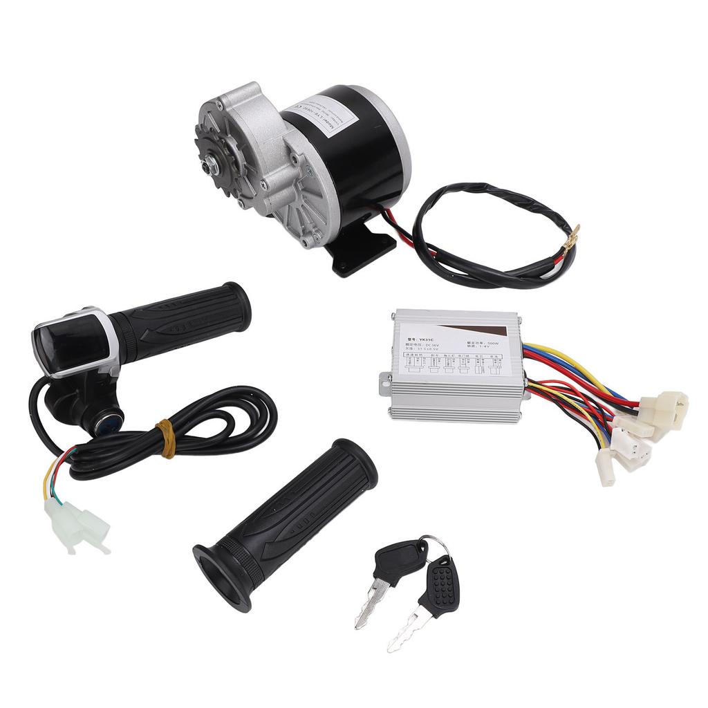 36V 500W 13T Untersetzungs Elektromotor 36V Elektrofahrrad Gasgriff Elektroroller Fahrrad Controller