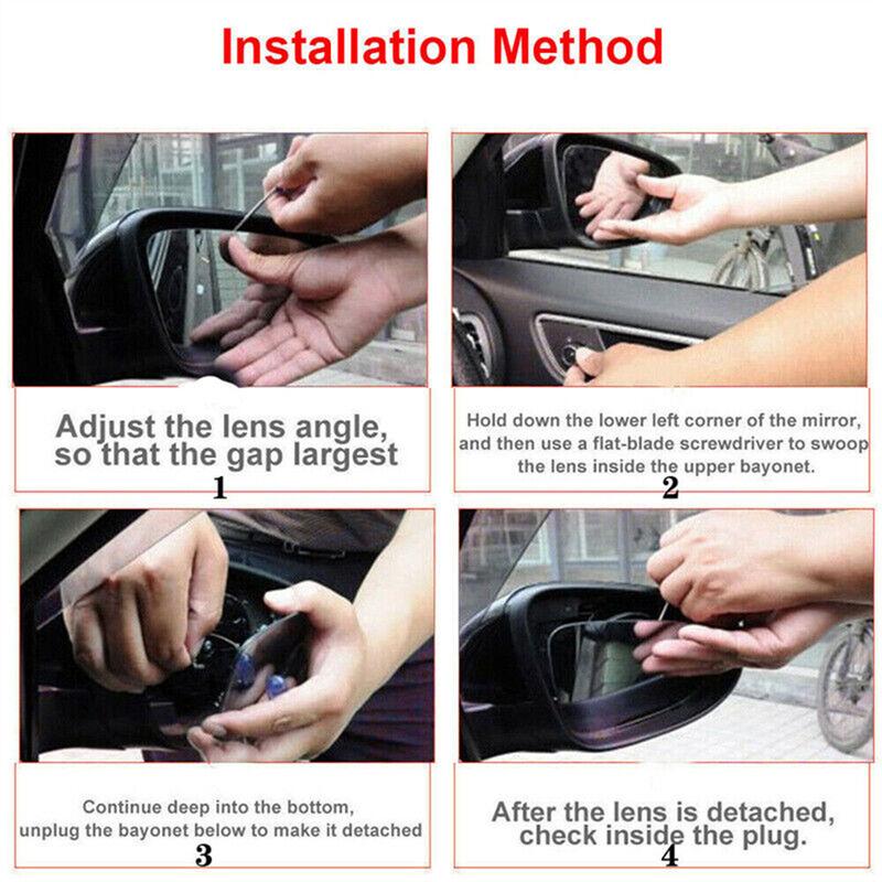 Mirror For Transit MK8 Right Side Mirror Glass For Rearview Non-deformation Practical Design Quick Tallation