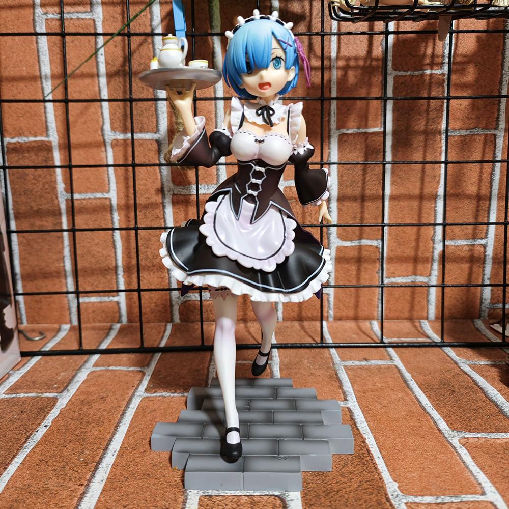 Re Life in a Different World from Zero Rem PVC Action Figure Anime Figure Model Toys Collection Doll Gift