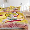 Sailor Moon Adventure Print 3Pcs Bedding Setduvet Cover With 2 Bedropillowcase Home Birthday Gift
