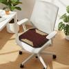 Breathable Summer Wooden Beads Seat Cushion Ventilated Wear-resistant Car Seat Pad Non-slip Base Square Seat Cover Four Seasons