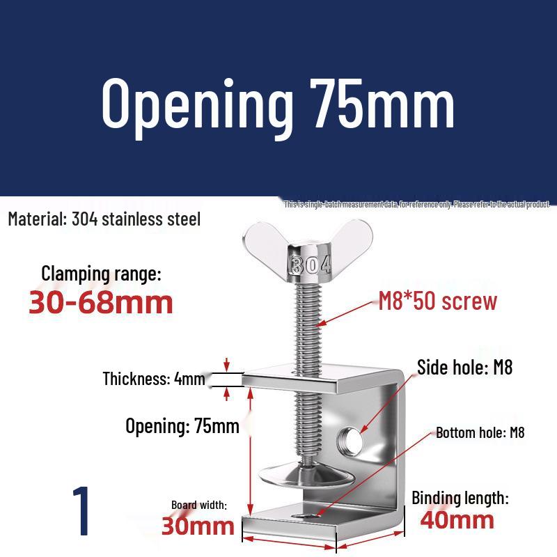 304 Tiger Clip U-Shaped Woodworking G-Clamp
