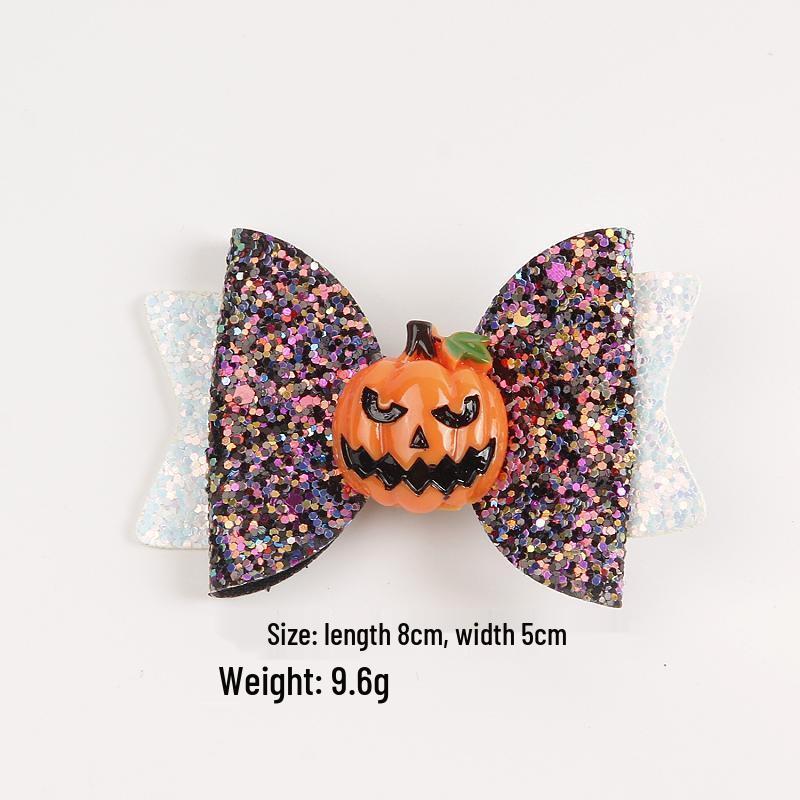 2025 Halloween Hair Clips: Children's Pumpkin & Ghost Party Accessories