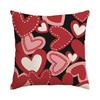 Romantic 45*45cm Valentine's Day Cushion Cover Red Pink Decorative Pillowcase Love Pattern Throw Pillow Cover Headboard Pillow