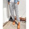 Women's Leopard Pattern Casual Straight Pants Women's Sweatpants