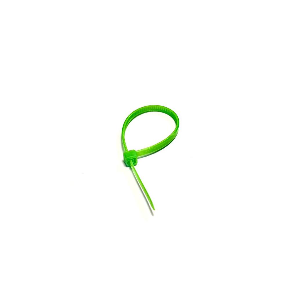 Cable Ties 2.5x100mm Lime Green
