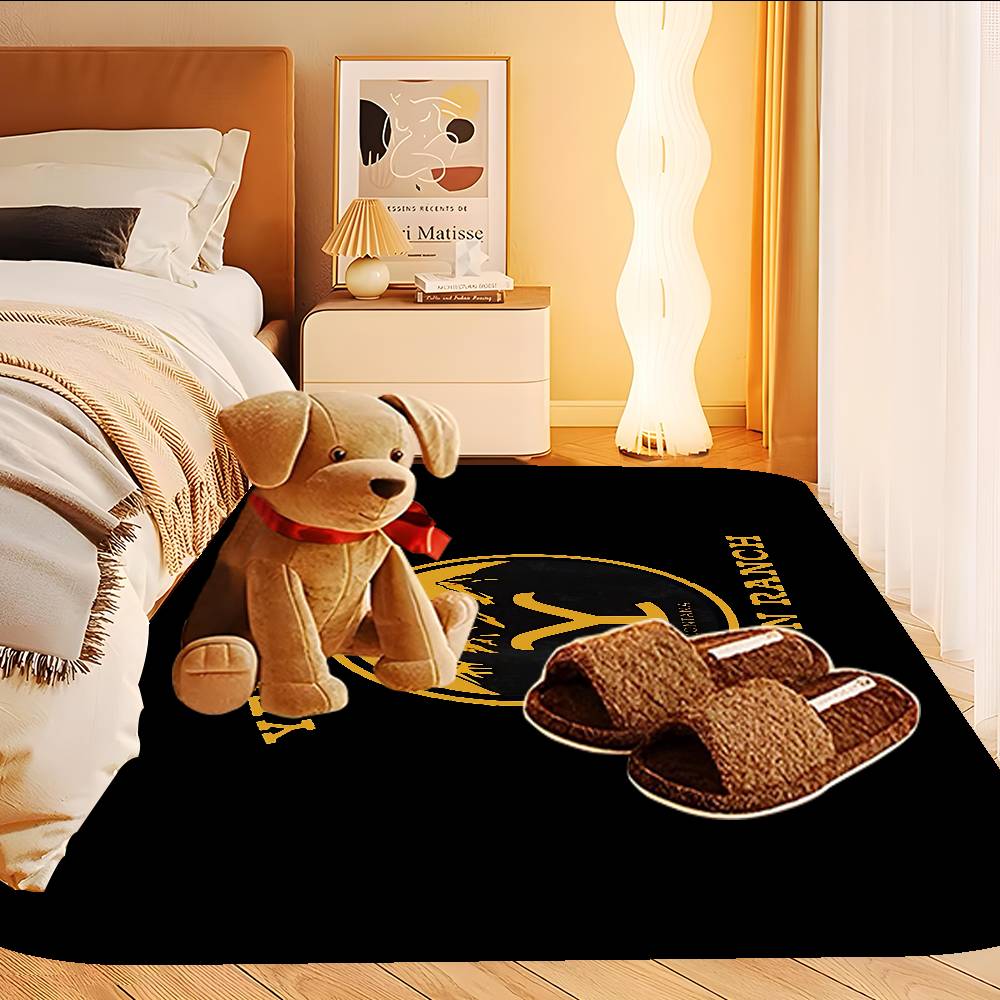 Yellowstone Room Mats Cheaper Anti-slip Modern Living Room Balcony Printed Welcome Rug