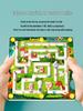 Children's Magnetic Bead Maze Toy: Educational Pen Control, Counting & Color Recognition Aid