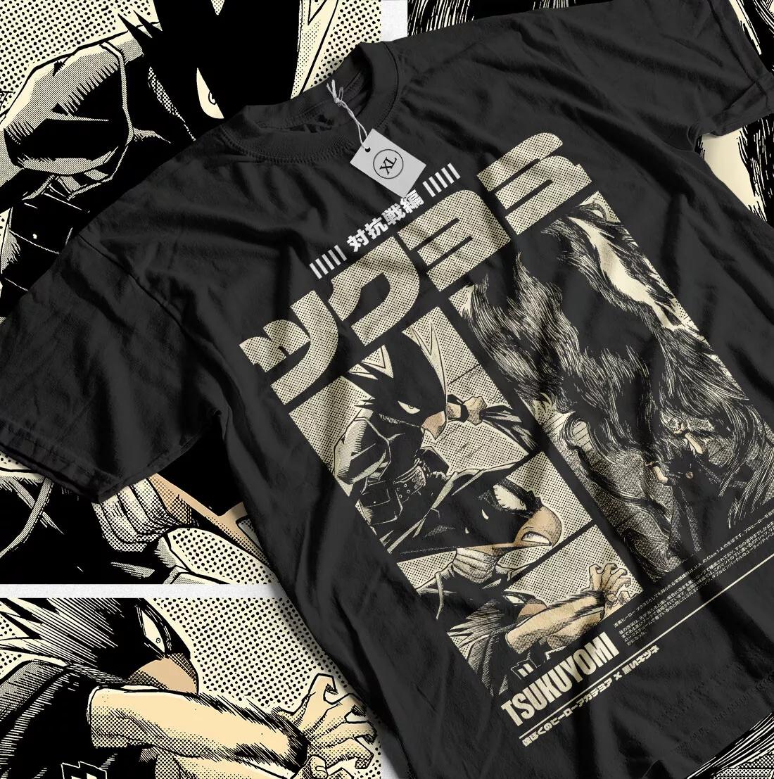 

Fumikage Tokoyami T-shirt Manga Strip My Hero Academia Anime Gift Shirt All Size S