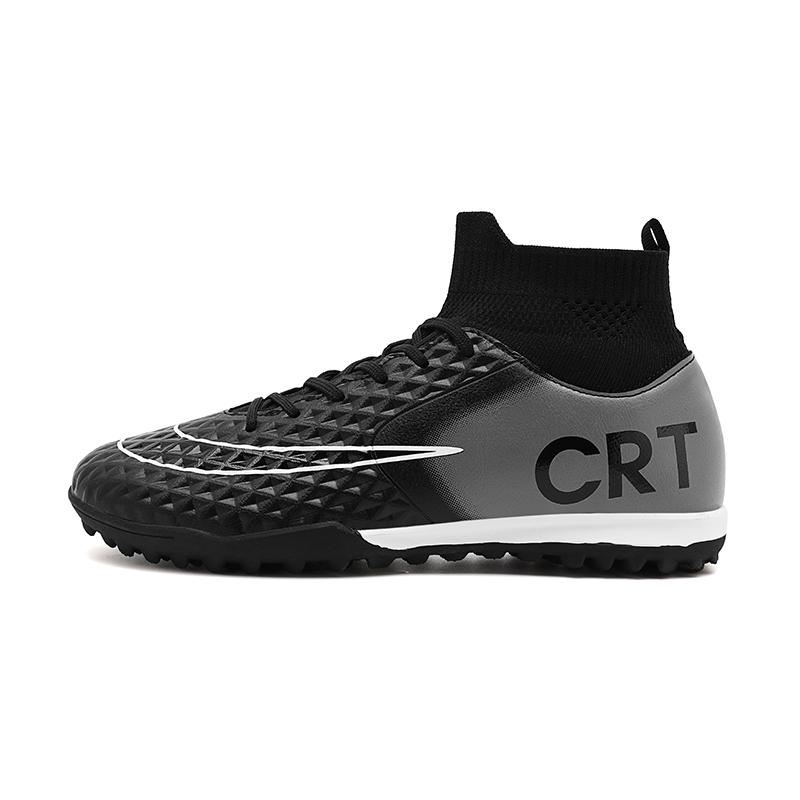 Fashion Professional Society Fußballschuh Männer High-Top Leder Leichte TF/FG Fünf-a-side Fußballschuhe Kinder Fußballschuhe Kinder