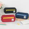 1 Pcs Black Large Capacity Pencil Case Stationery Cute Boy Girl Gift Storage Student School Office Supplies