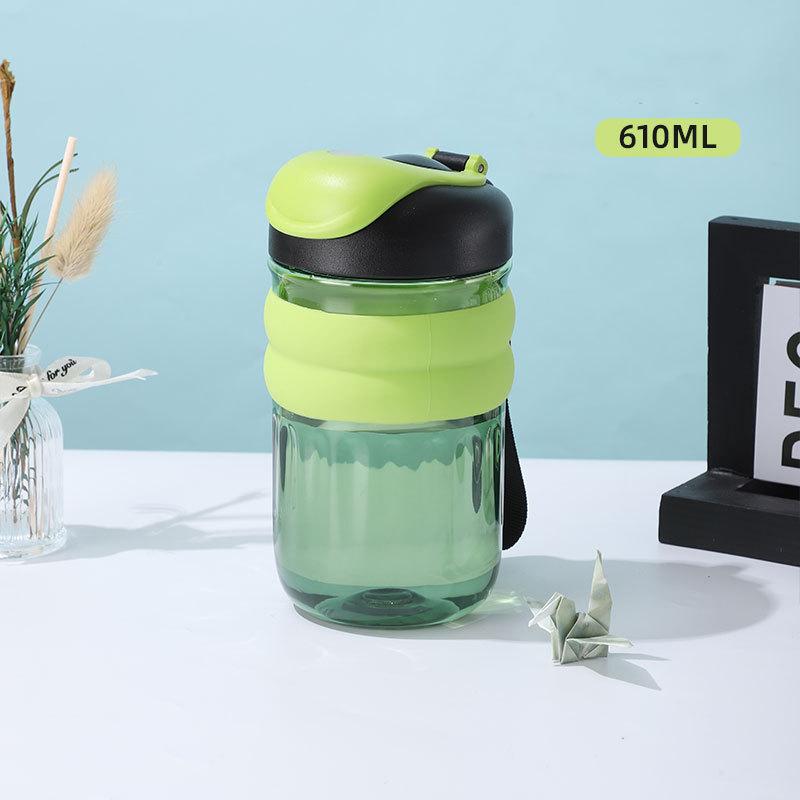 Large Capacity Plastic Cup, Student Portable Outdoor Hand Guard, High Temperature Resistant Direct Drinking Water Cup