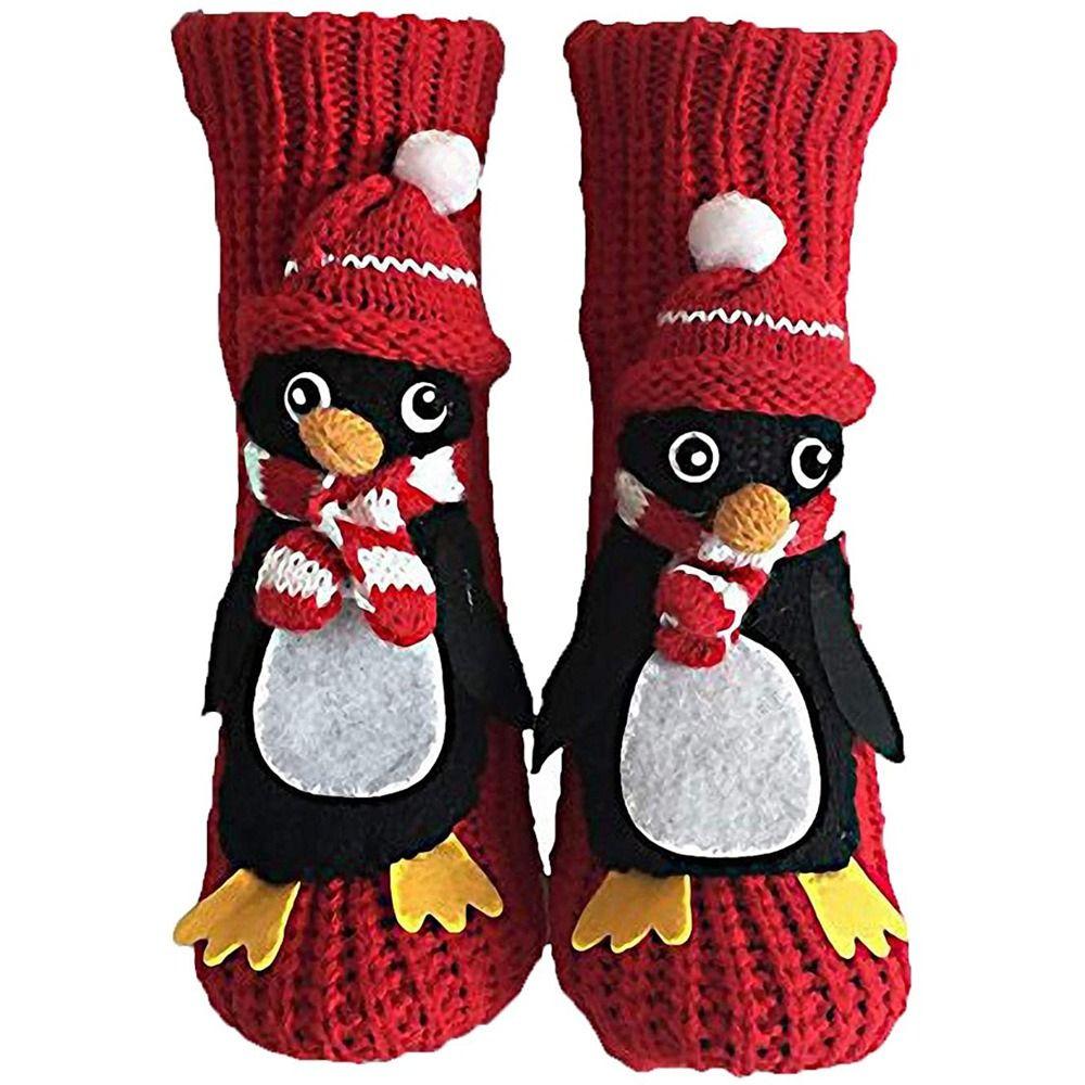 Breathable Novelty Sock Warmth Christmas Socks New Handmade Crocheted Sock Women Girls