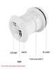 Mushroom Head Silent Exhaust Fan for RVs – Top Mount Round Air Vent Accessory
