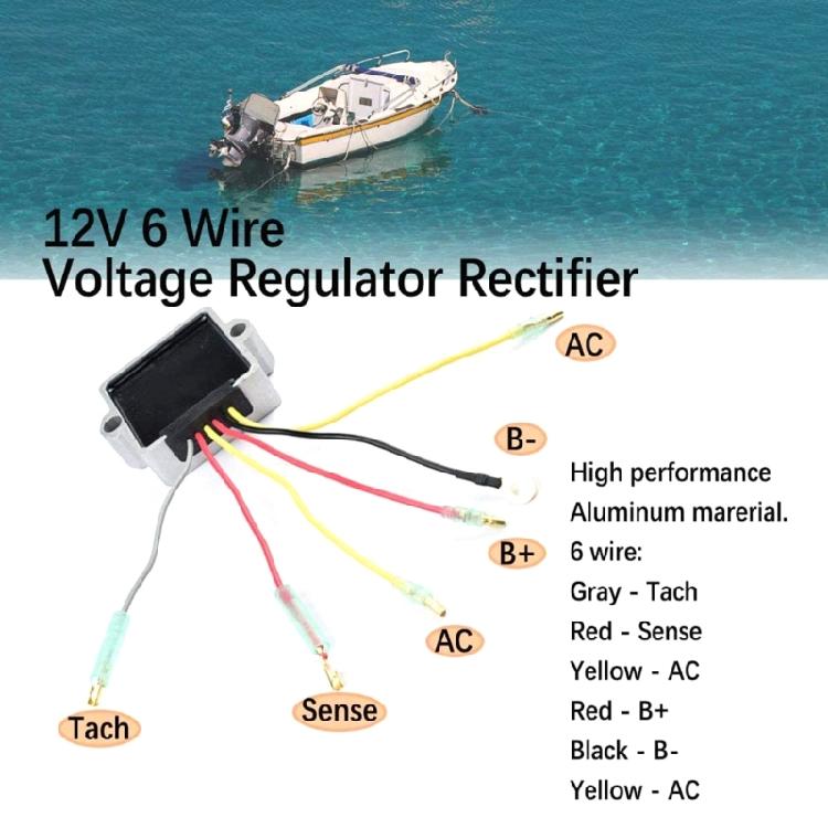Reliable Regulator Rectifier for Mariner 830179-2 815279-3 Easy Installation