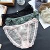 Ladies Spring and Summer Lovely Cotton Ice Screen Lace Panties