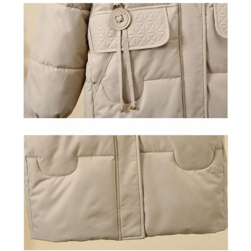 Fashion Women Winter Coat Korean Style Warm Thick Loose Cotton Padded Jacket Long Outwear