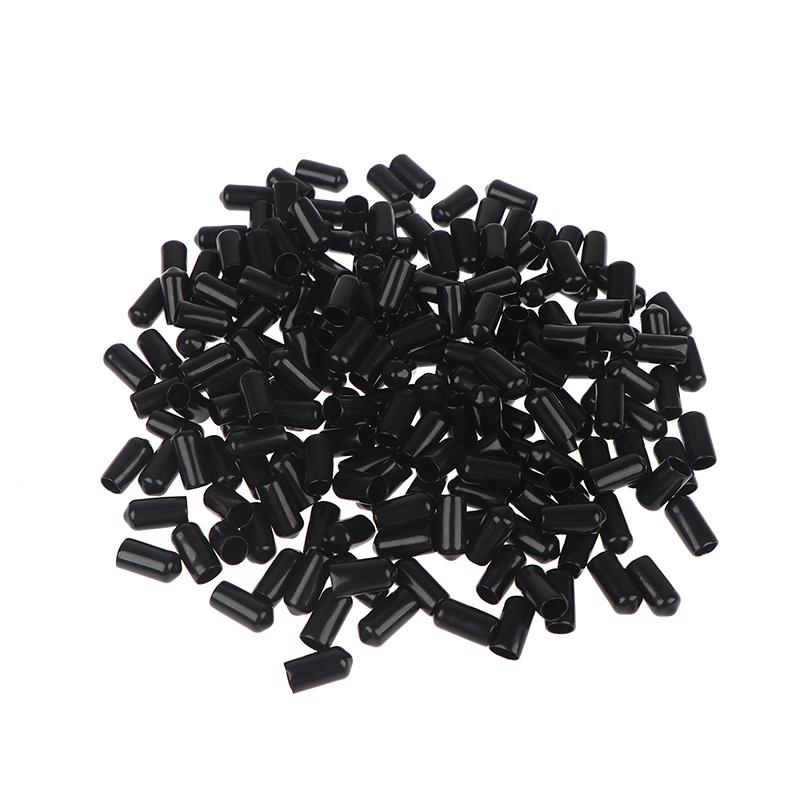 200 Pezzi Protezioni Filettate per Tubi in Plastica Tappi Terminali a Vite in Gomma PVC Resistente Coperchi Mozzo per Raccordi Hardware