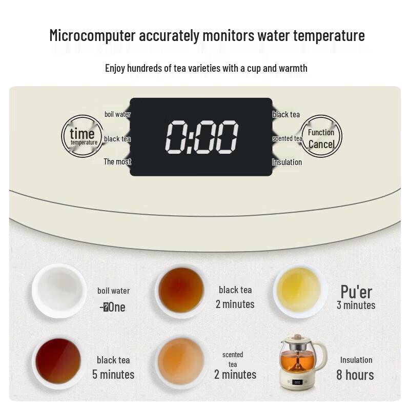 BEAR Smart Electric Tea Maker CN Plug (adapter Included)