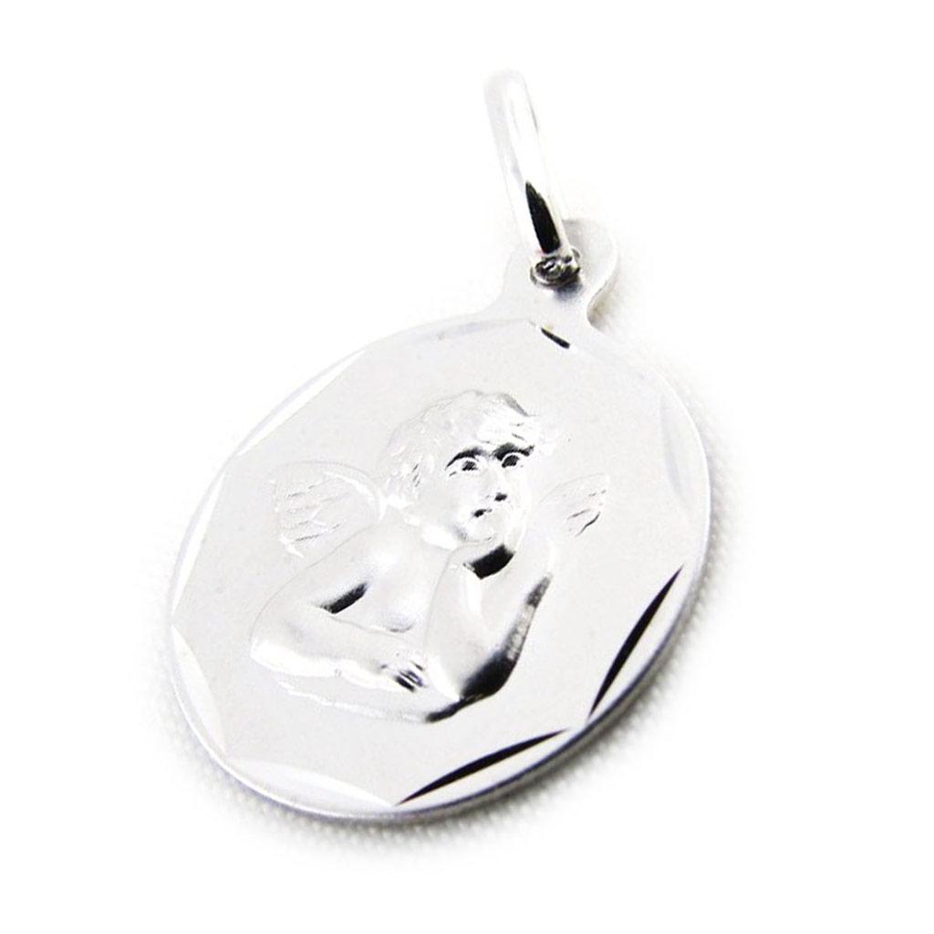 Les Trésors De Lily [J4013] - Rhodium-plated 'Little Angel' Pendant (Gold - 9 Carats)