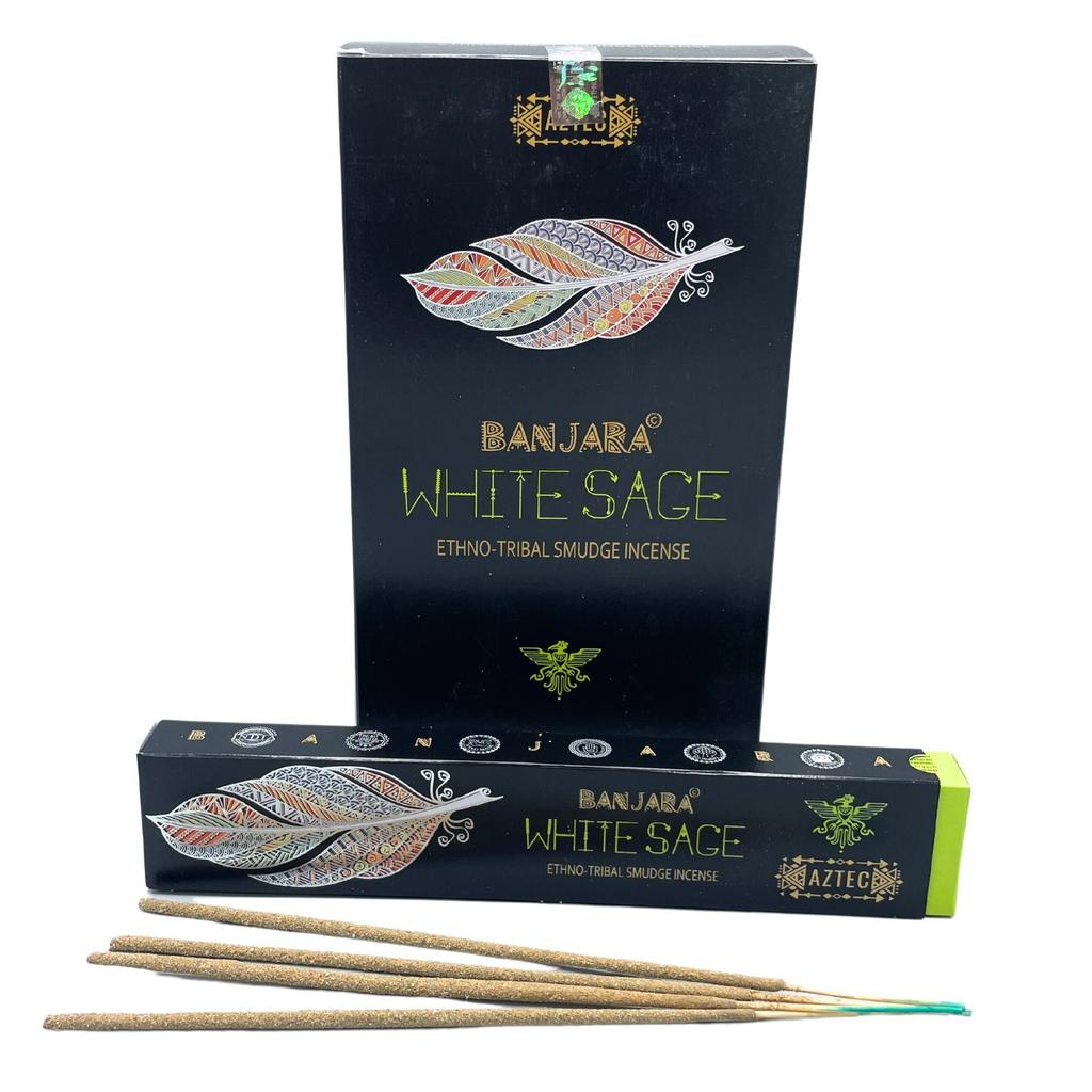 White Sage Smudge Incense Sticks Banjara