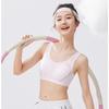 Teen Girls Breathable Mesh Vest Style Thin Fixed Cup Wireless Sports Bra