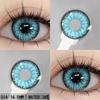 1 Par Fargede Kontaktlinser for Øyesminke Farge Pupiller Lilla Linser Øyekontakt Røde Kontaktlinser Myke Øyelinser