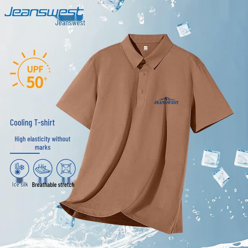 Jeanswest Men s UPF50+ Ice Silk Quick-Dry Polo Shirt 3XL