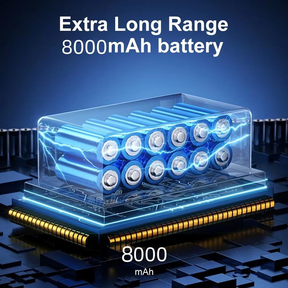 990000RPM Turbo Jet Blower Powerful Air Blower Brushless Turbo Fan Wind Speed 60m/s 8000mAh strong breeze Cordless Air Duster