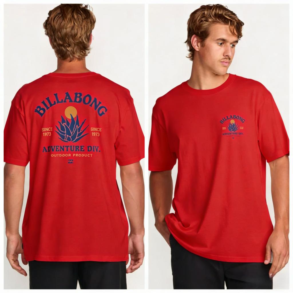 Billabong Pánské Ležérní Potápění PRFOSports 2026 Letní Pánské Čistě Bavlněné Tričko Pánské Oblečení Pánské Tričko Street Wear Y2K Top