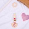 Decoration Fringe Pendant Beech Wooden Baby Teethers Set Animal Shape Baby Learning Toys Custom New Born Gift Set Teether Set