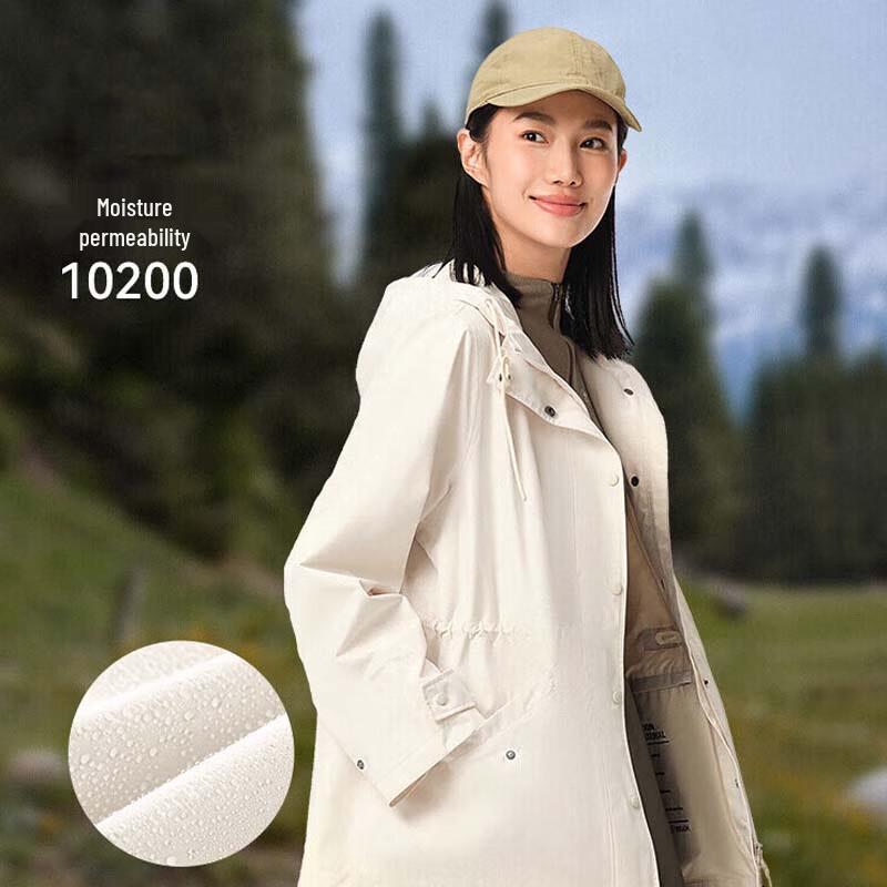 PELLIOT Women's Windproof Waterproof Outdoor Shell Jacket