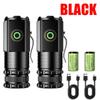 3*SST20 2000LM Powerful LED Flashlight Mini EDC High Power Tactical Torch 5 Modes Rechargeable Camping Lantern Use 18350 Battery