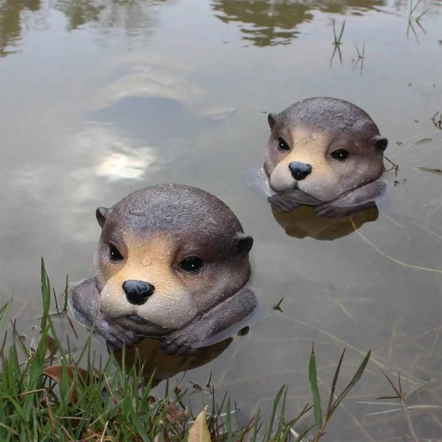 1pcs Creative Animals Floating Water Decoration Swimming Pool Garden Terrace Accessories Pond Decoration Courtyard Decoration