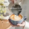 Shimeile Ceramic Latte Art Coffee Cup & Saucer Set